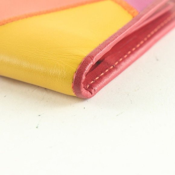 Saint Laurent Multicolor Leather Card Holder Wallet 1YSL83K - Picture 2 of 12